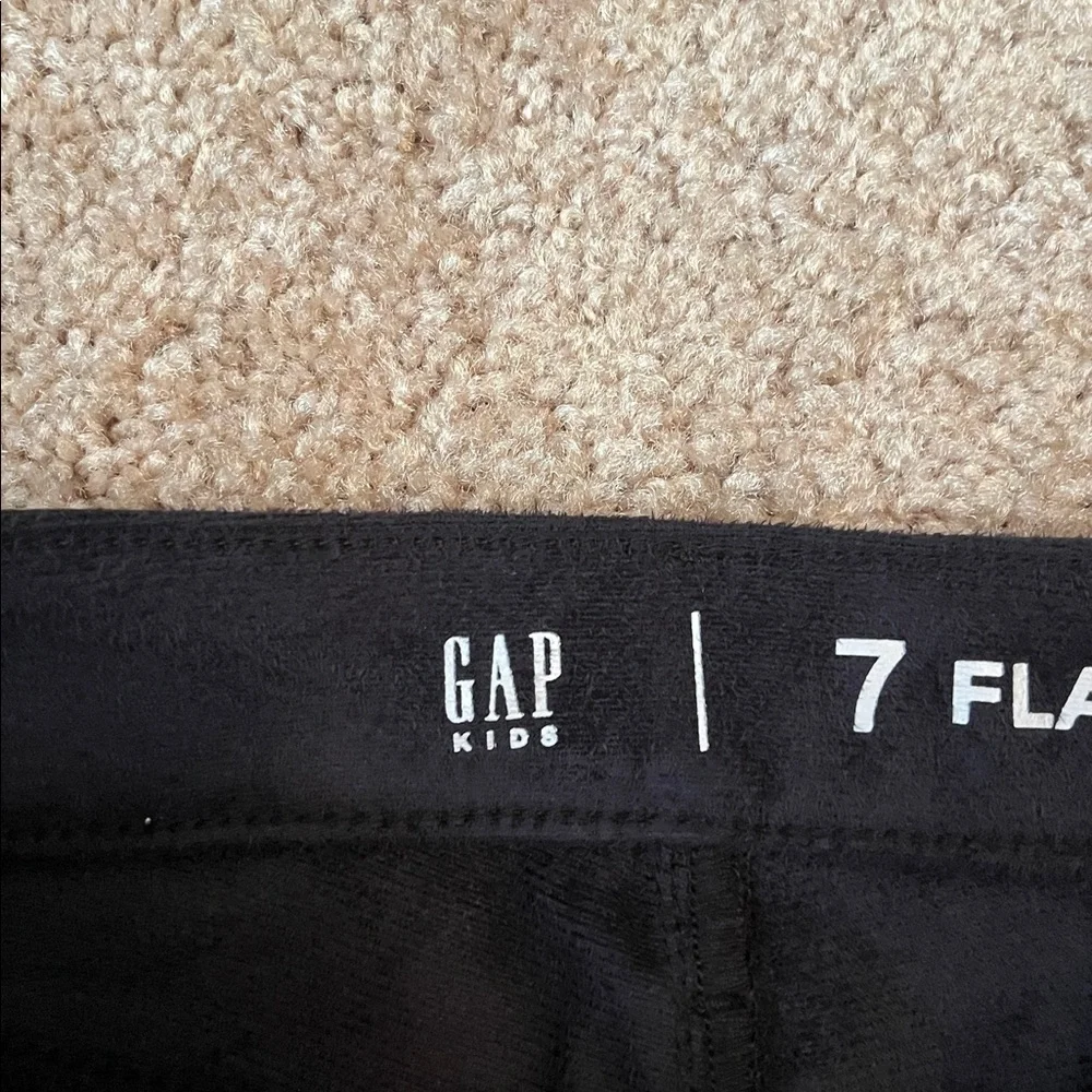 NWT Gap Faux Leather Girls High Rise Flares